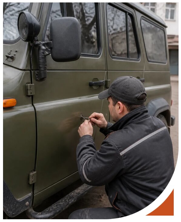 Профессиональное вскрытие автомобиля УАЗ без повреждений в Самаре